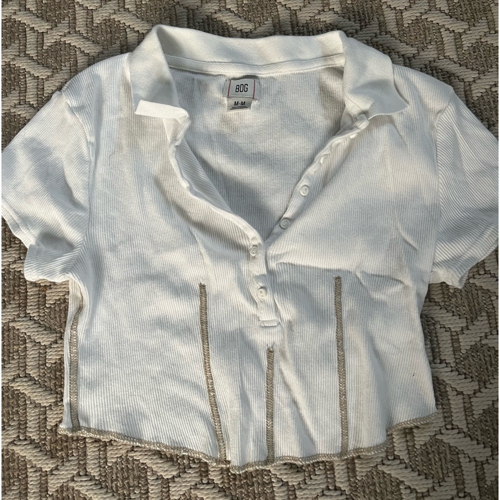 Urban Outfitters white crop top
